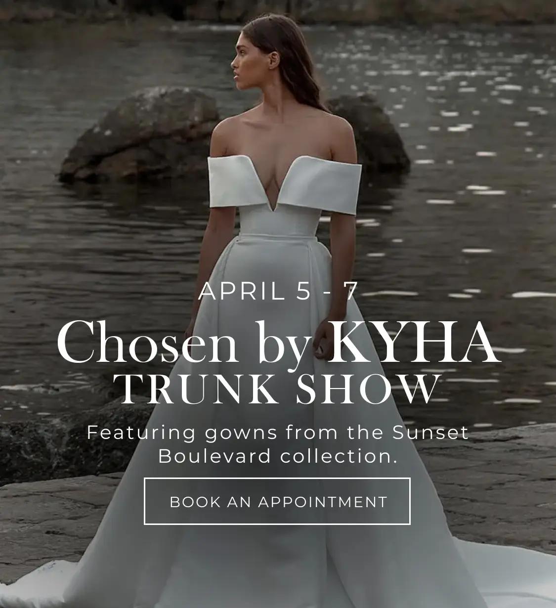 Chosen by Kyha trunk show banner for mobile